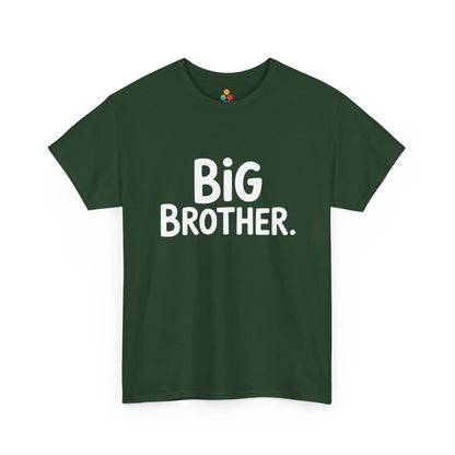 BiG BROTHER Typography T-Shirt – Simple Sibling Gift | TEEZOCA 