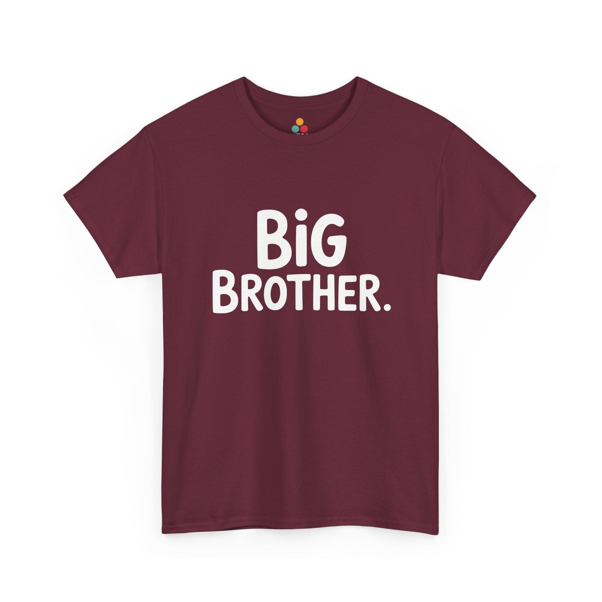BiG BROTHER Typography T-Shirt – Simple Sibling Gift | TEEZOCA 