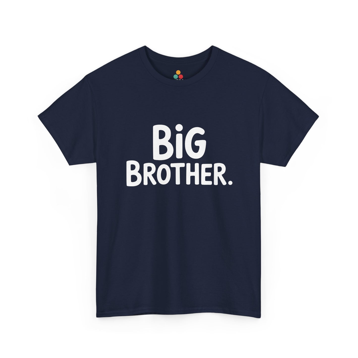 BiG BROTHER Typography T-Shirt – Simple Sibling Gift | TEEZOCA 