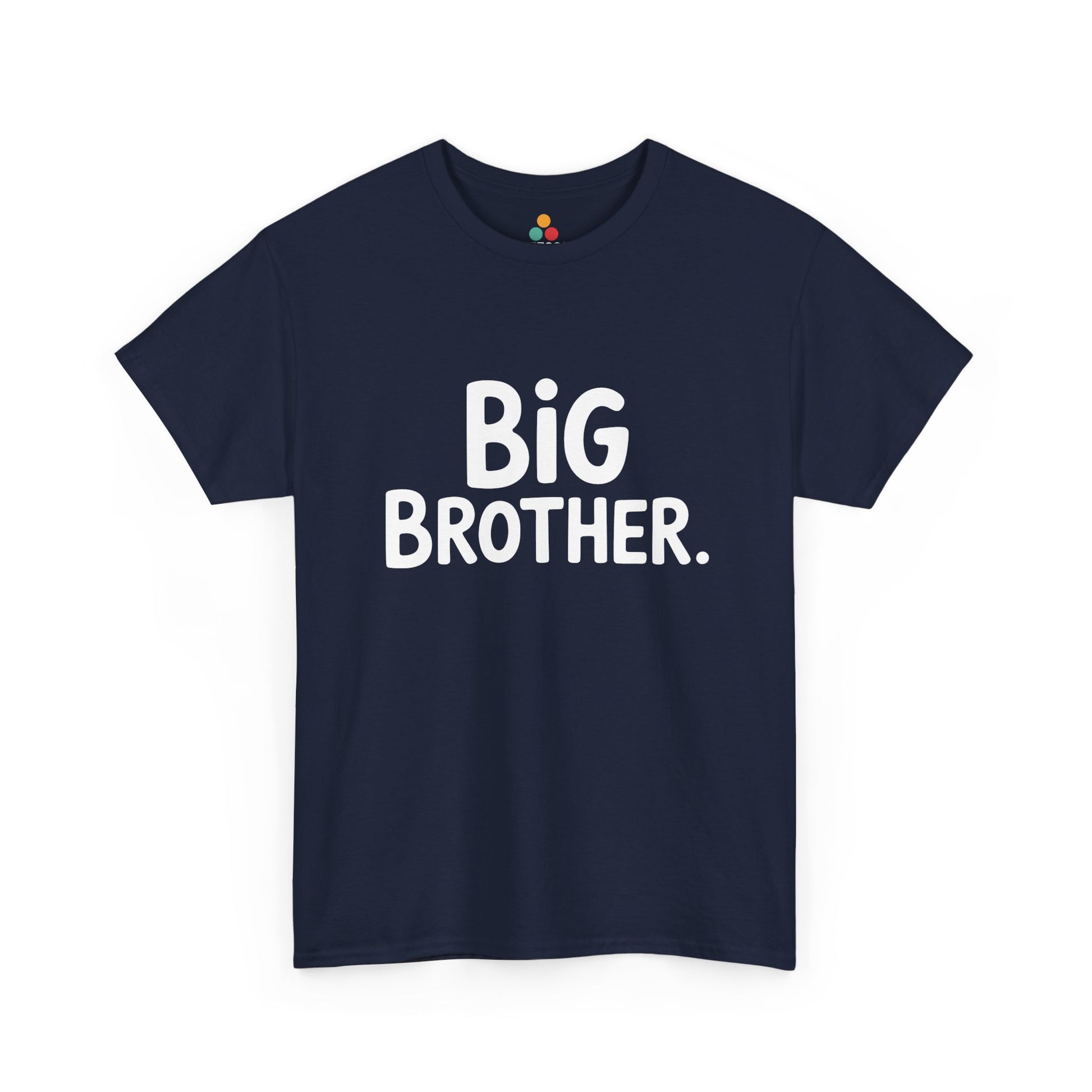 BiG BROTHER Typography T-Shirt – Simple Sibling Gift | TEEZOCA 