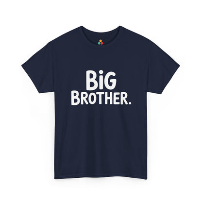 BiG BROTHER Typography T-Shirt – Simple Sibling Gift | TEEZOCA 