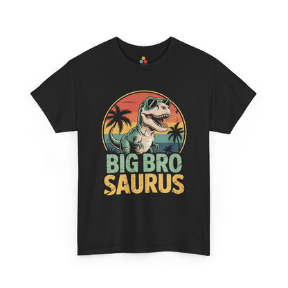 Big Bro Saurus T-Shirt – Funny Retro Dinosaur Brother Gift | TEEZOCA 