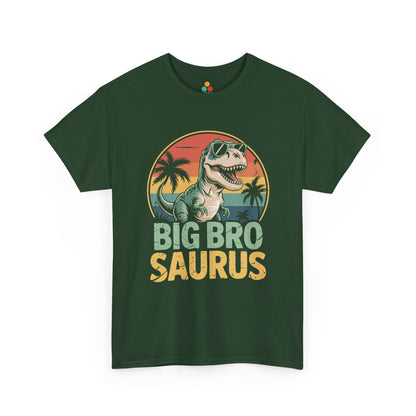 Big Bro Saurus T-Shirt – Funny Retro Dinosaur Brother Gift | TEEZOCA 