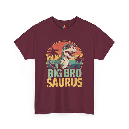 Big Bro Saurus T-Shirt – Funny Retro Dinosaur Brother Gift | TEEZOCA 