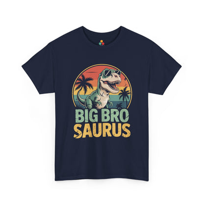Big Bro Saurus T-Shirt – Funny Retro Dinosaur Brother Gift | TEEZOCA 