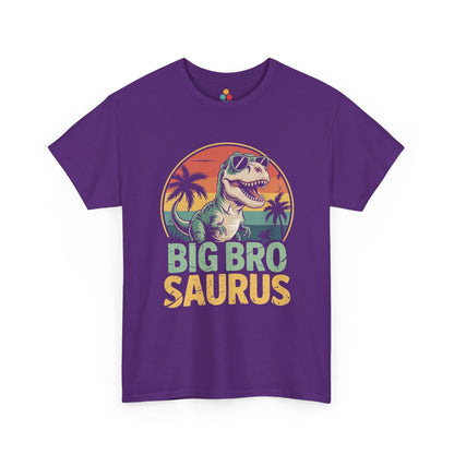 Big Bro Saurus T-Shirt – Funny Retro Dinosaur Brother Gift | TEEZOCA 