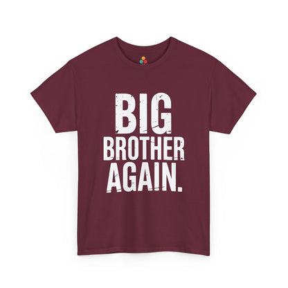 Big Brother Again T-Shirt – Pregnancy Announcement Gift | TEEZOCA 