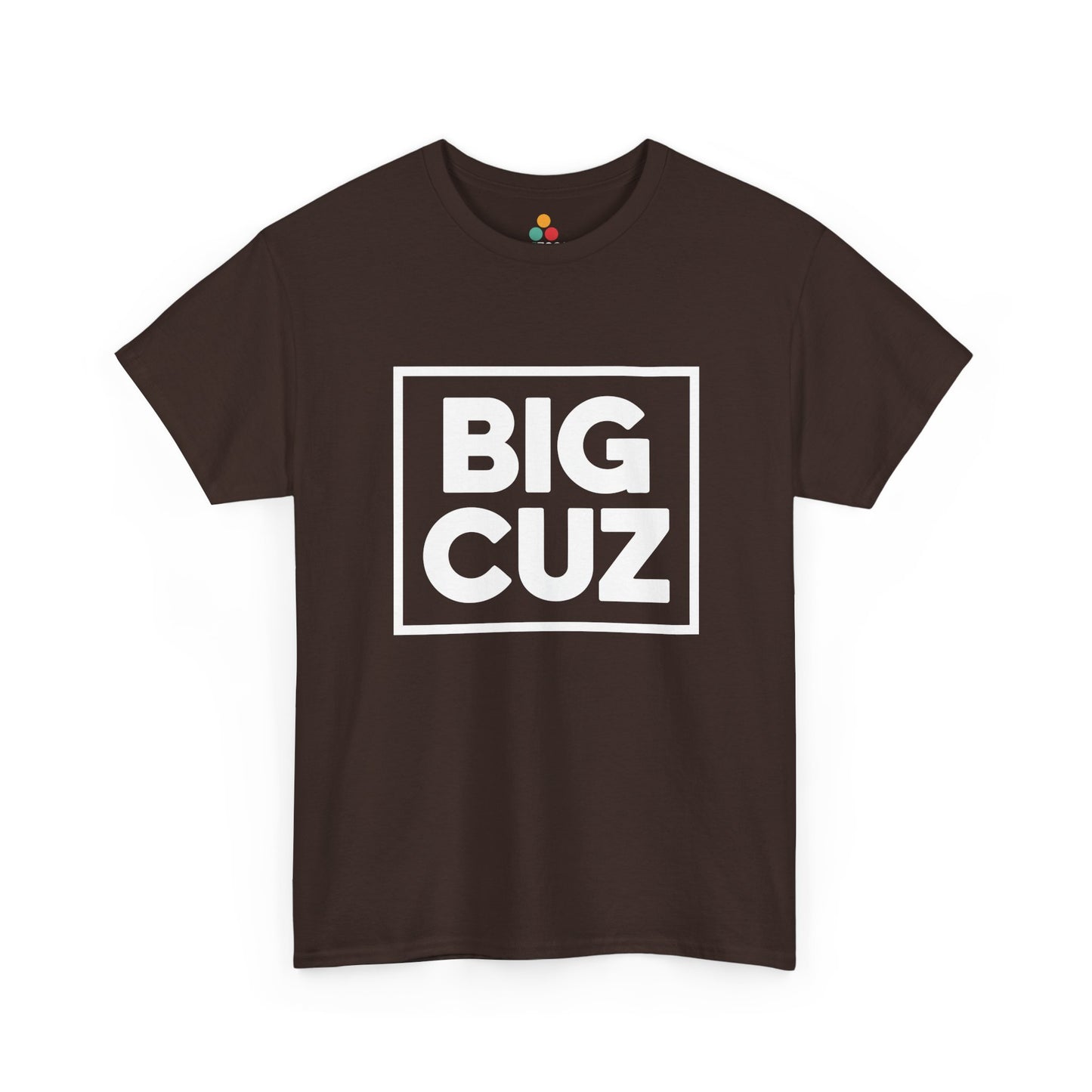 Big Cuz Bold Graphic T-Shirt – Funny Big Cousin Tee for Boys and Girls | TEEZOCA 
