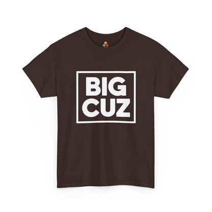 Big Cuz Bold Graphic T-Shirt – Funny Big Cousin Tee for Boys and Girls | TEEZOCA 