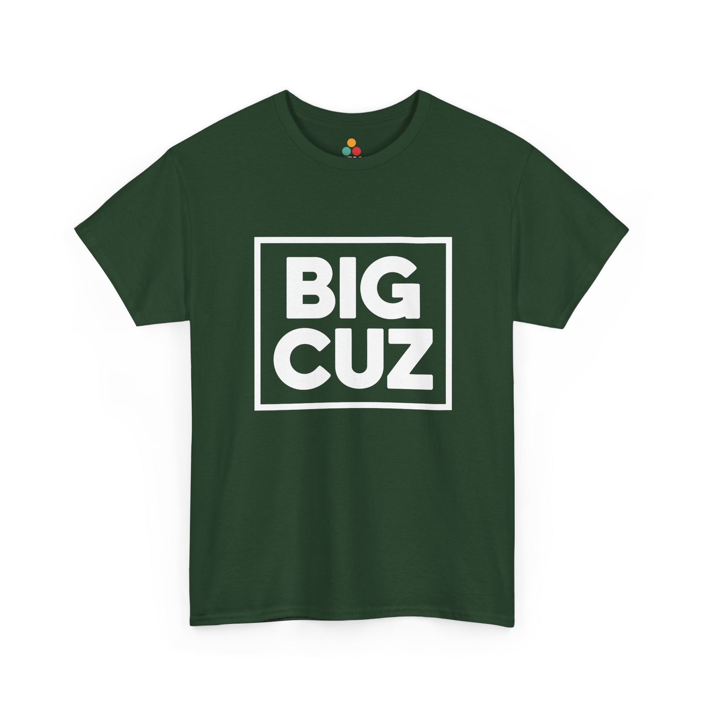 Big Cuz Bold Graphic T-Shirt – Funny Big Cousin Tee for Boys and Girls | TEEZOCA 