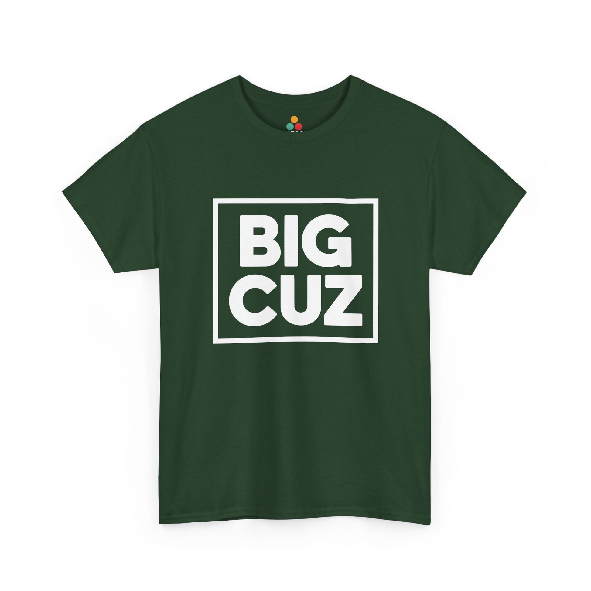 Big Cuz Bold Graphic T-Shirt – Funny Big Cousin Tee for Boys and Girls | TEEZOCA 
