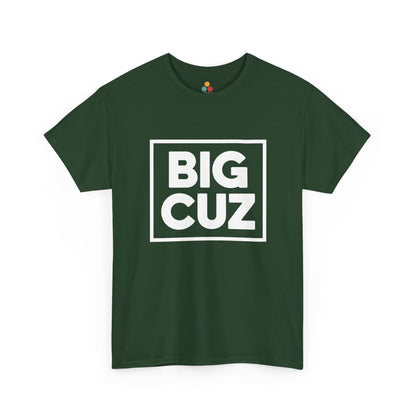 Big Cuz Bold Graphic T-Shirt – Funny Big Cousin Tee for Boys and Girls | TEEZOCA 