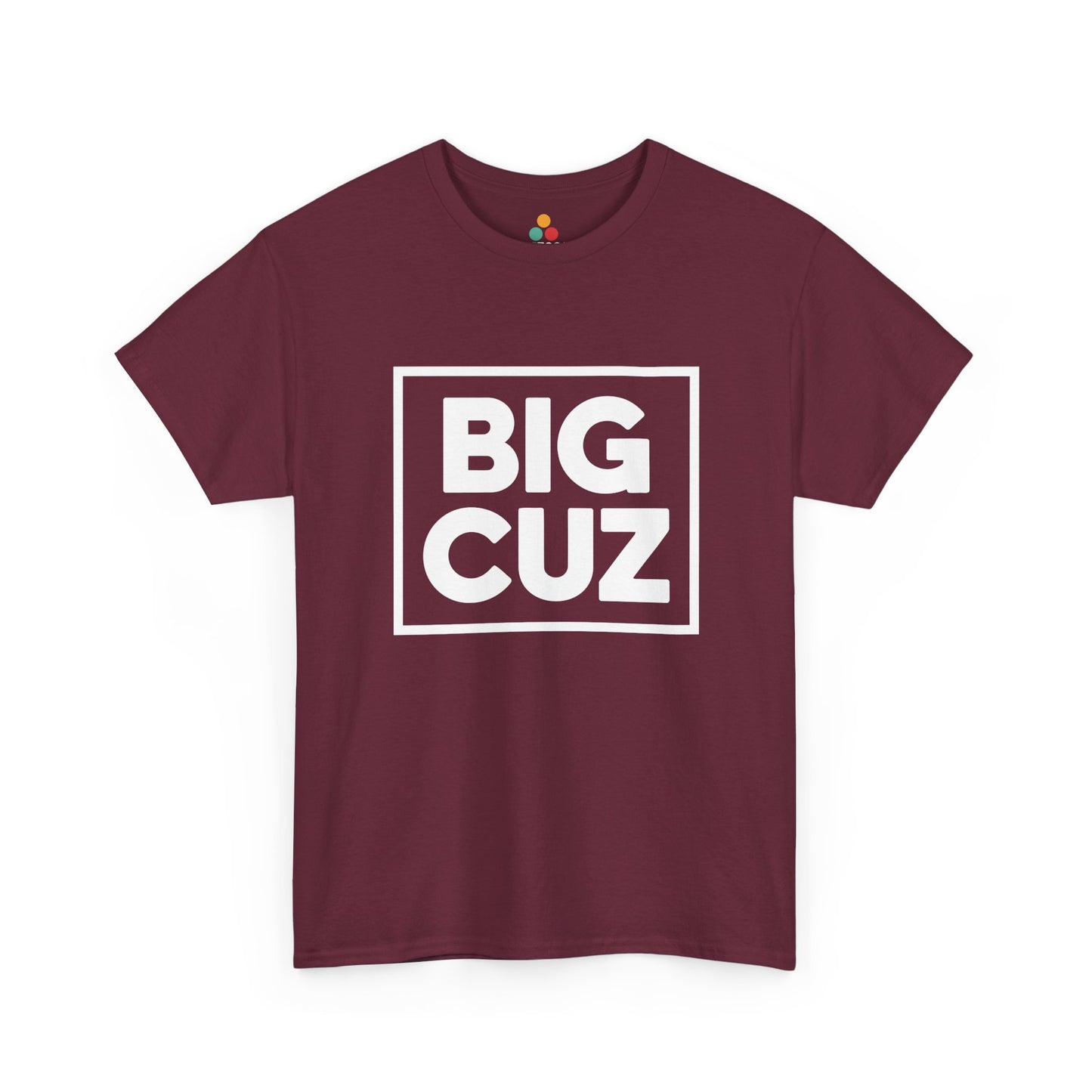 Big Cuz Bold Graphic T-Shirt – Funny Big Cousin Tee for Boys and Girls | TEEZOCA 