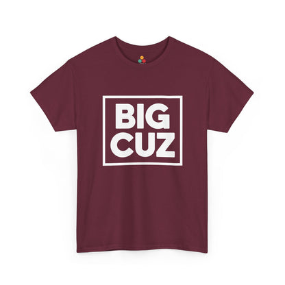 Big Cuz Bold Graphic T-Shirt – Funny Big Cousin Tee for Boys and Girls | TEEZOCA 