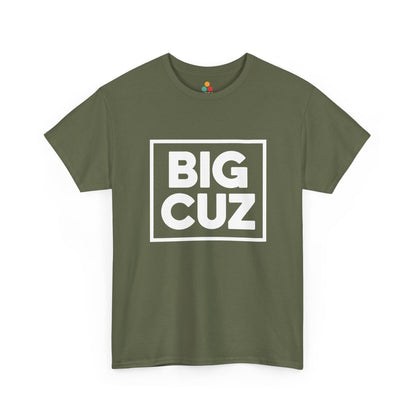 Big Cuz Bold Graphic T-Shirt – Funny Big Cousin Tee for Boys and Girls | TEEZOCA 