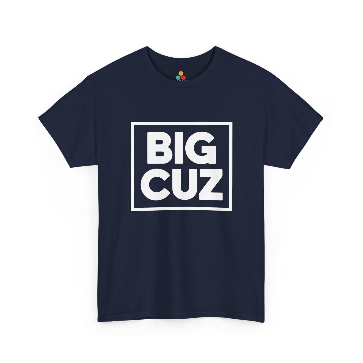 Big Cuz Bold Graphic T-Shirt – Funny Big Cousin Tee for Boys and Girls | TEEZOCA 