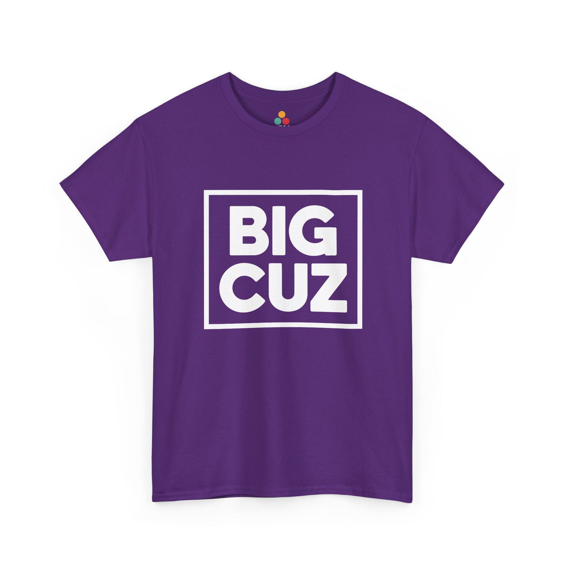 Big Cuz Bold Graphic T-Shirt – Funny Big Cousin Tee for Boys and Girls | TEEZOCA 