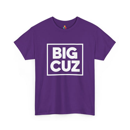 Big Cuz Bold Graphic T-Shirt – Funny Big Cousin Tee for Boys and Girls | TEEZOCA 
