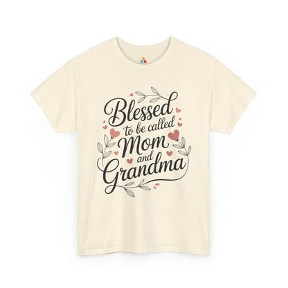 Blessed Mom Grandma Women's T-shirt Cute Mother's Day Gift Floral | TEEZOCA 