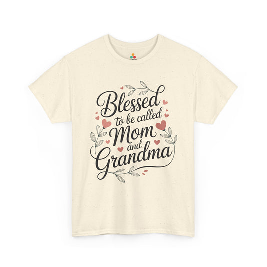 Blessed Mom Grandma Women's T-shirt Cute Mother's Day Gift Floral | TEEZOCA 