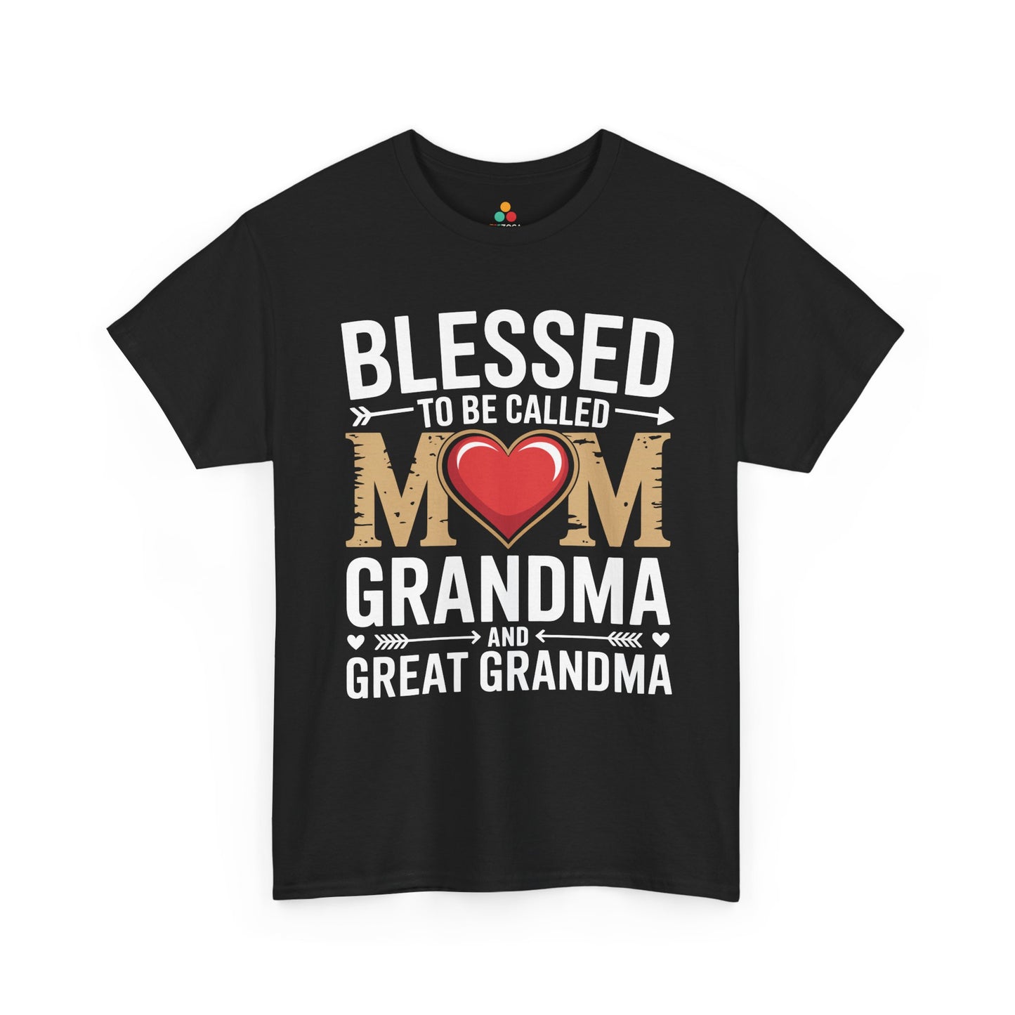 Blessed Mom Grandma Women's T-shirt Mother's Day Gift Grandma Tee | TEEZOCA 