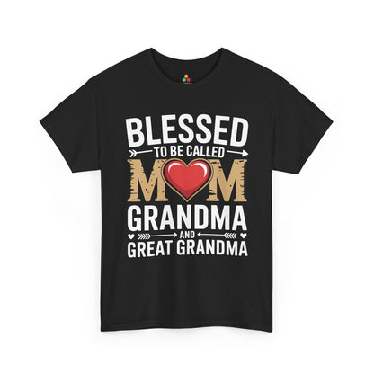 Blessed Mom Grandma Women's T-shirt Mother's Day Gift Grandma Tee | TEEZOCA 