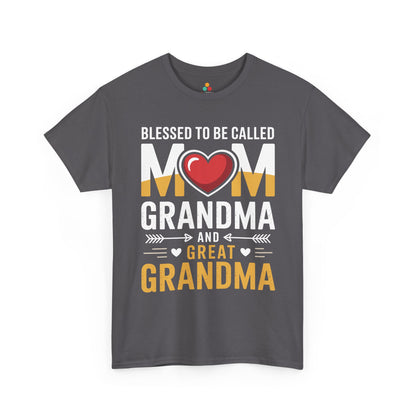 Blessed Mom Grandma Women's T-shirt Mother's Day Gift Mom Grandma Tee | TEEZOCA 