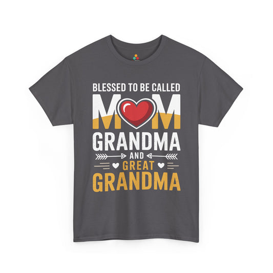 Blessed Mom Grandma Women's T-shirt Mother's Day Gift Mom Grandma Tee | TEEZOCA 