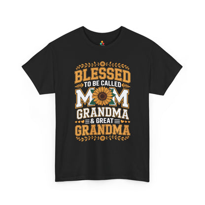 Blessed Mom Grandma Women's T-shirt Mother's Day Gift for Mom | TEEZOCA 