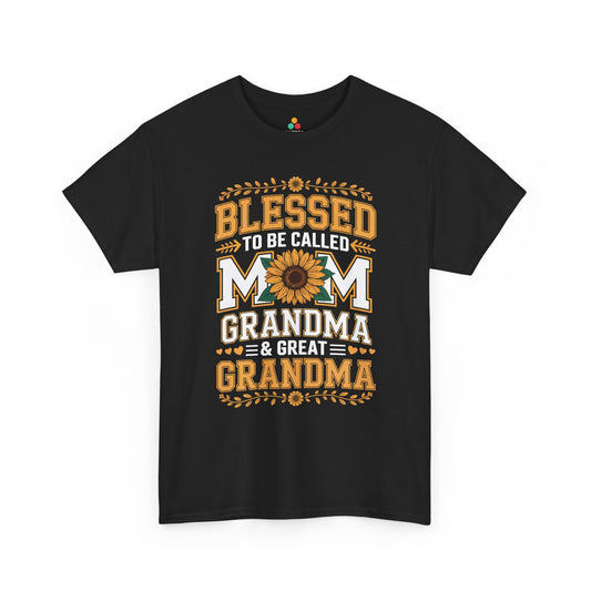 Blessed Mom Grandma Women's T-shirt Mother's Day Gift for Mom | TEEZOCA 