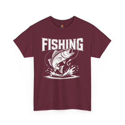 Bold Fishing Graphic Angler Style Unisex T-shirt | TEEZOCA 