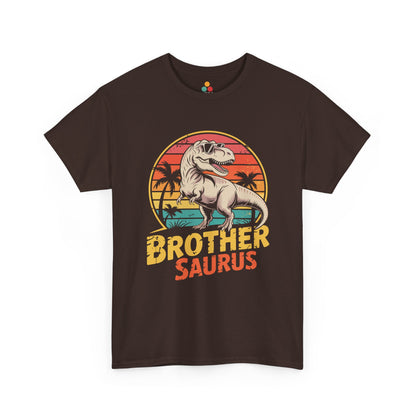 Brothersaurus T-Shirt – Retro Vintage Dinosaur Brother Gift | TEEZOCA 