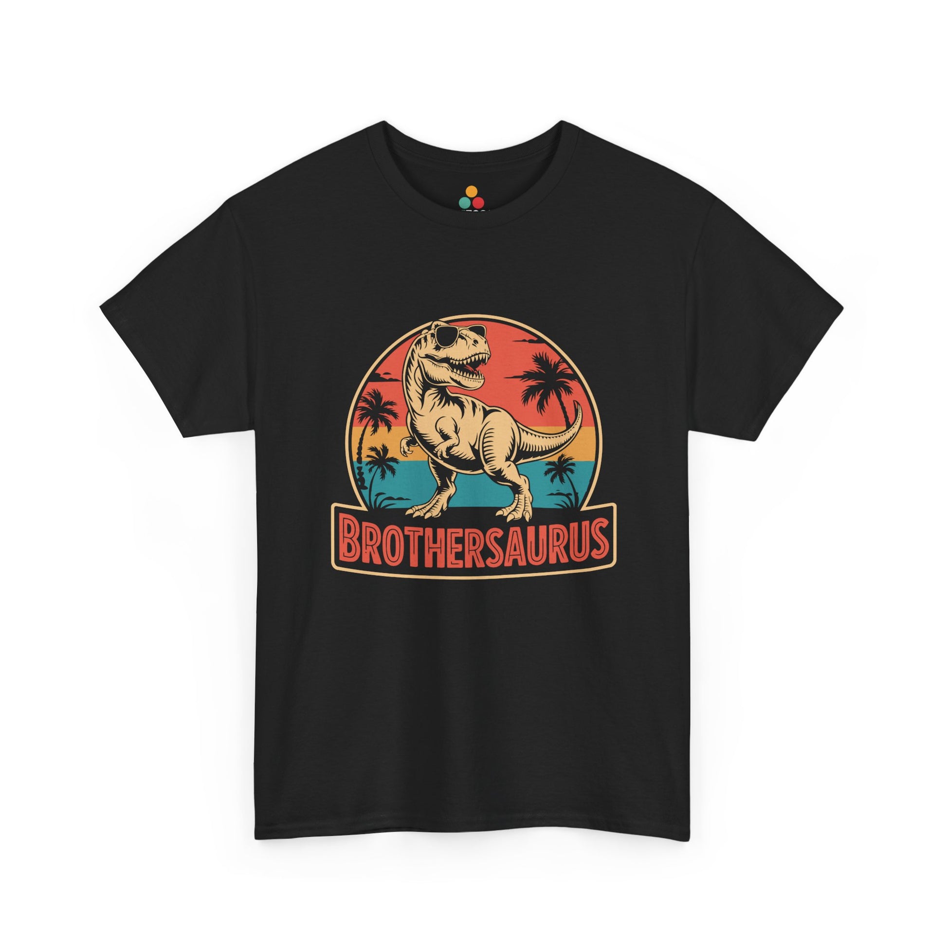 Brothersaurus Dinosaur T-Shirt – Retro Vintage Gift For Brother | TEEZOCA 