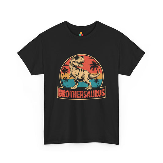 Brothersaurus Dinosaur T-Shirt – Retro Vintage Gift For Brother | TEEZOCA 