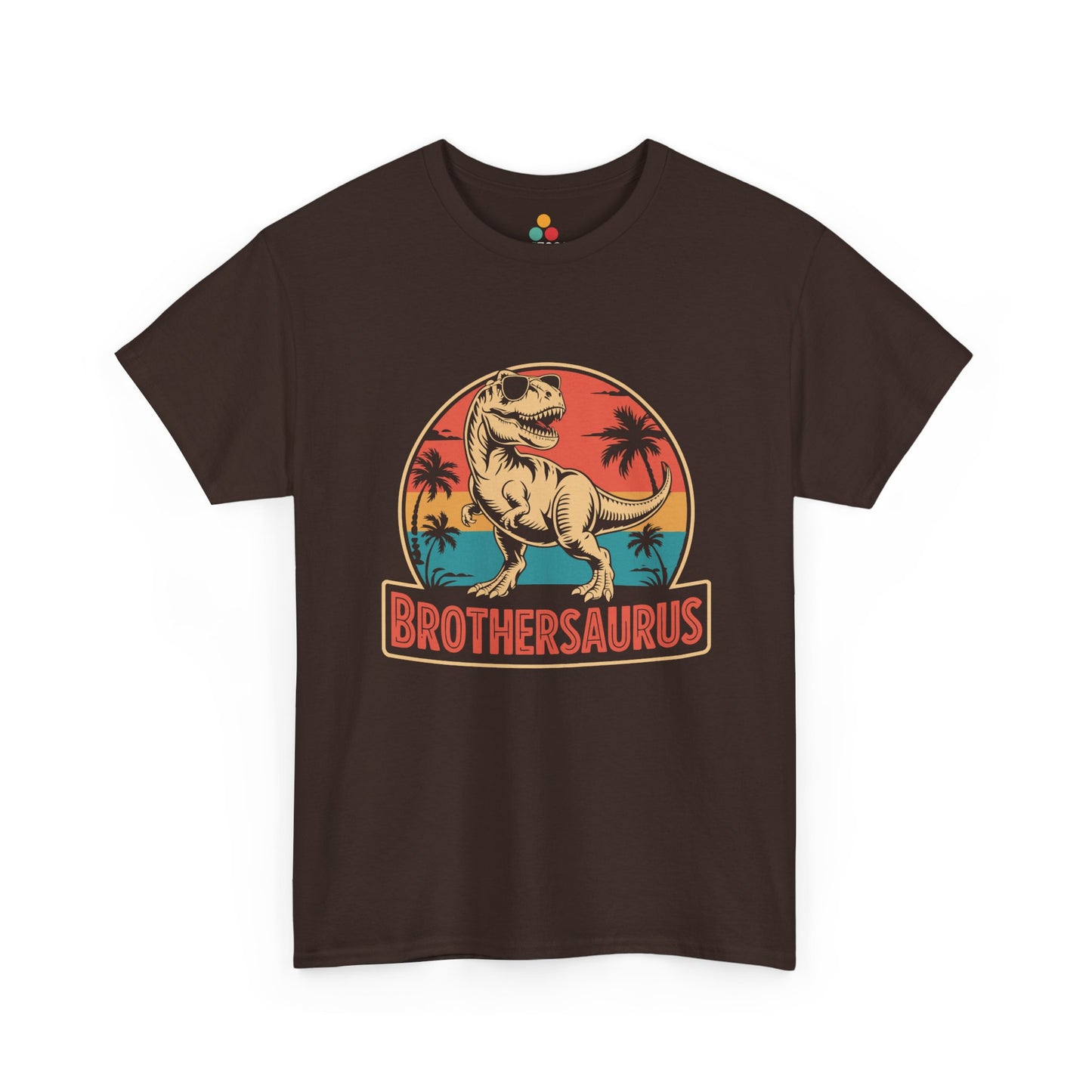 Brothersaurus Dinosaur T-Shirt – Retro Vintage Gift For Brother | TEEZOCA 