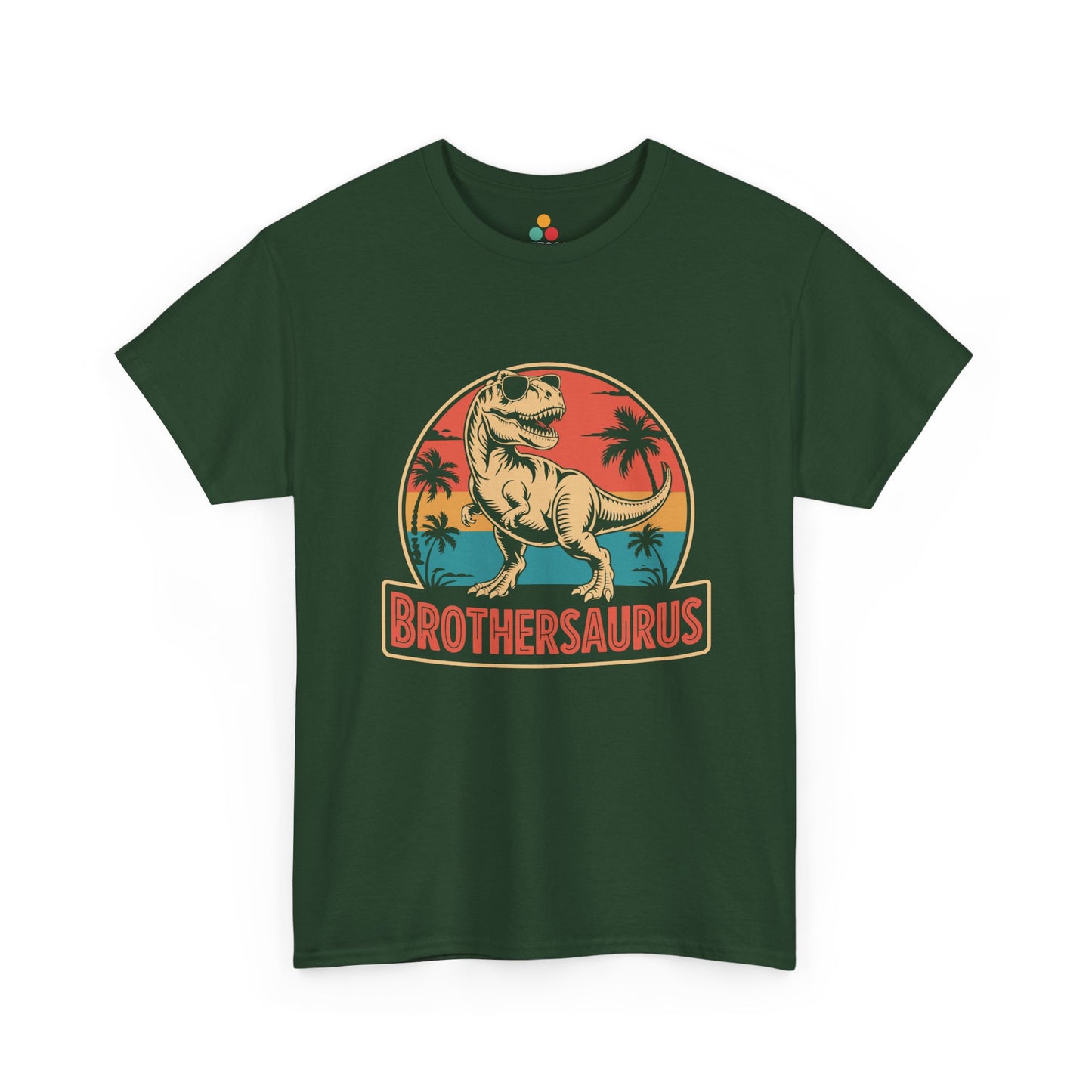 Brothersaurus Dinosaur T-Shirt – Retro Vintage Gift For Brother | TEEZOCA 