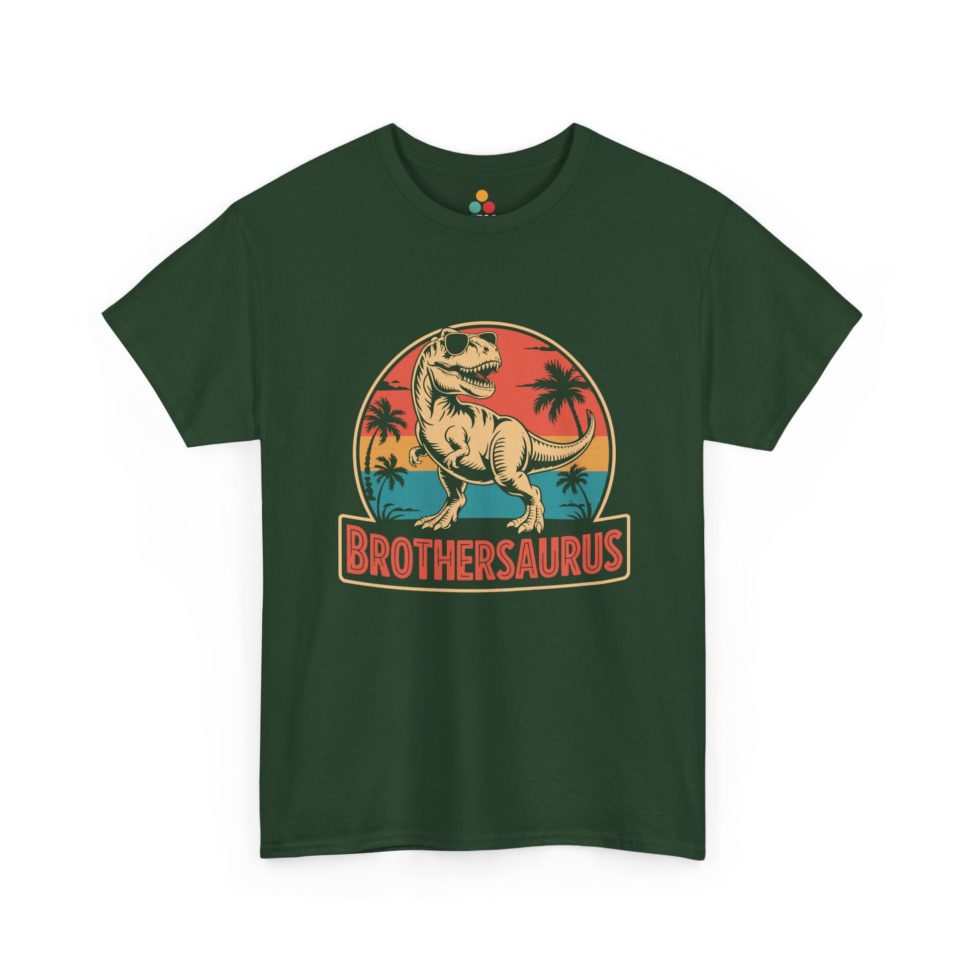 Brothersaurus Dinosaur T-Shirt – Retro Vintage Gift For Brother | TEEZOCA 