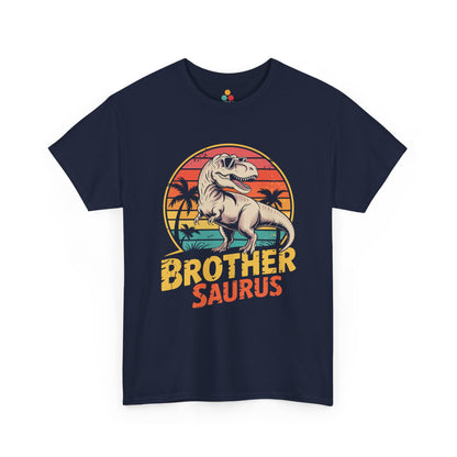 Brothersaurus T-Shirt – Retro Vintage Dinosaur Brother Gift | TEEZOCA 