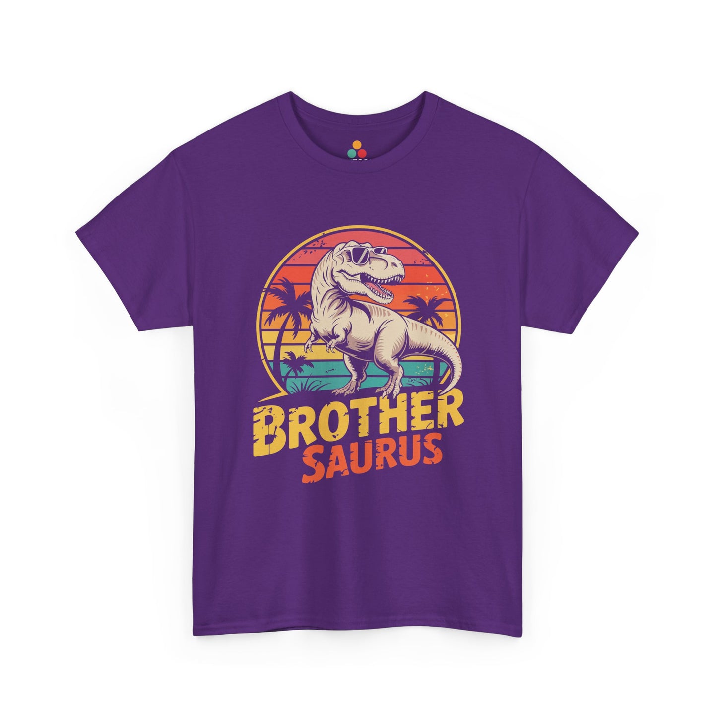 Brothersaurus T-Shirt – Retro Vintage Dinosaur Brother Gift | TEEZOCA 