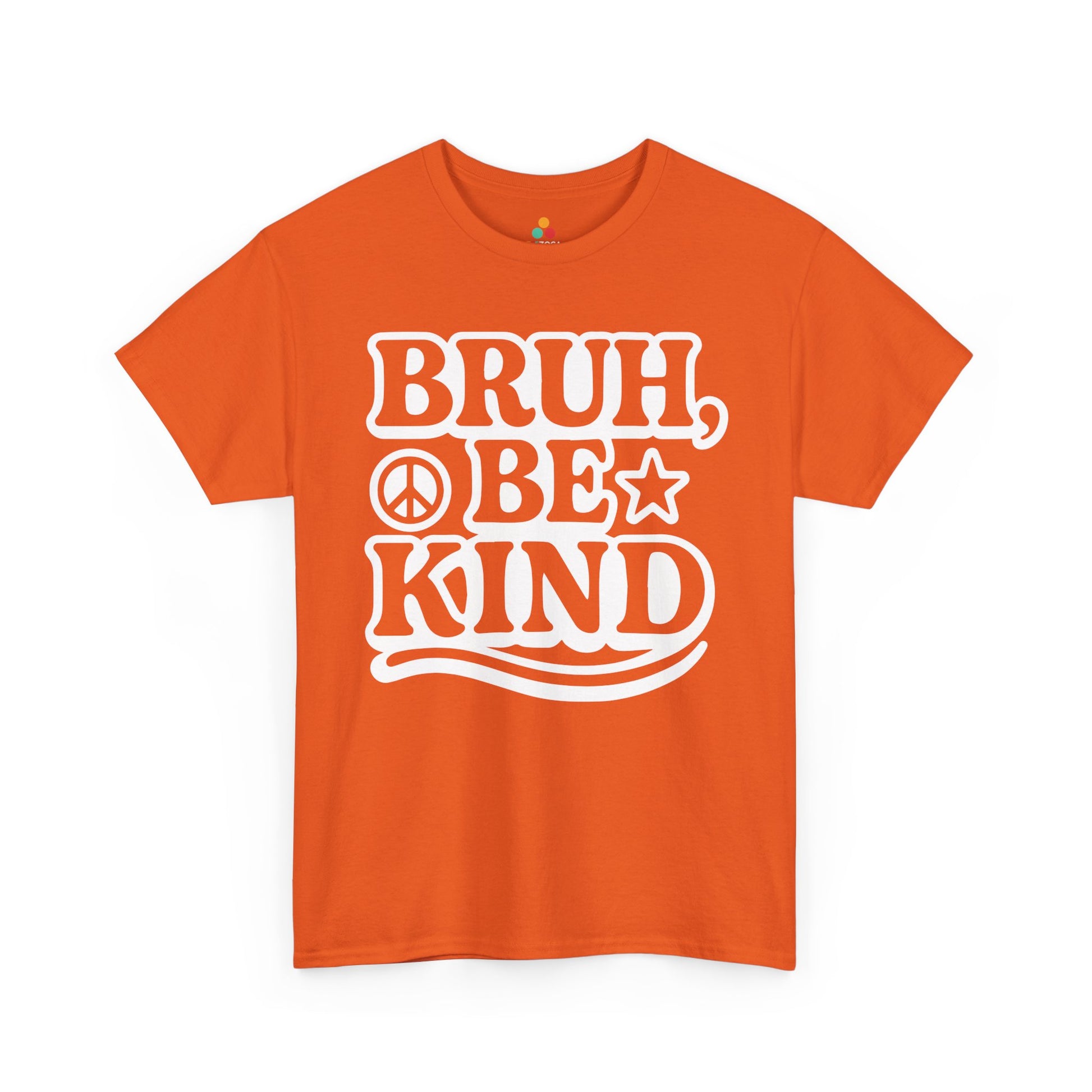 Bruh Be Kind Unisex T-Shirt for Unity Day Kindness & Anti-Bullying | TEEZOCA bruh be kind Unisex T-shirt unity day peace design
