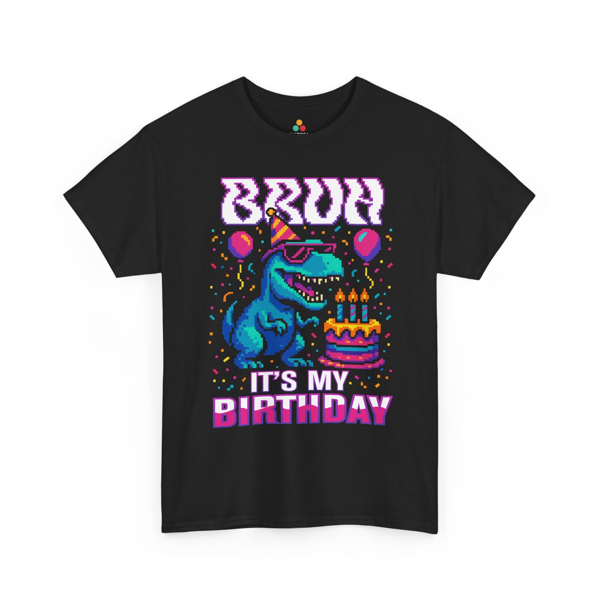 Bruh It’s My Birthday Dinosaur Unisex T-shirt | TEEZOCA 