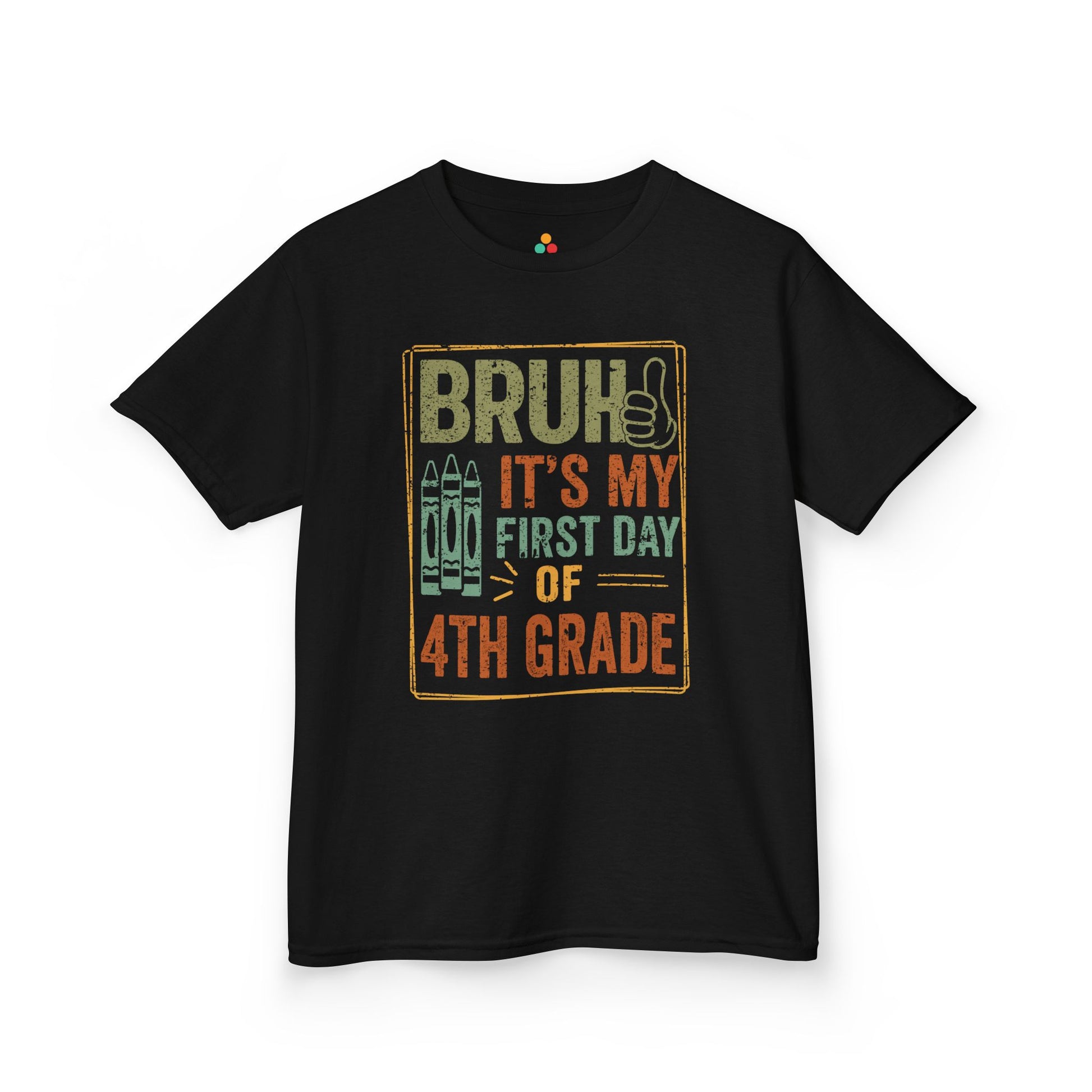 Bruh It’s My First Day of 4th Grade Funny Kids T-shirt | TEEZOCA 