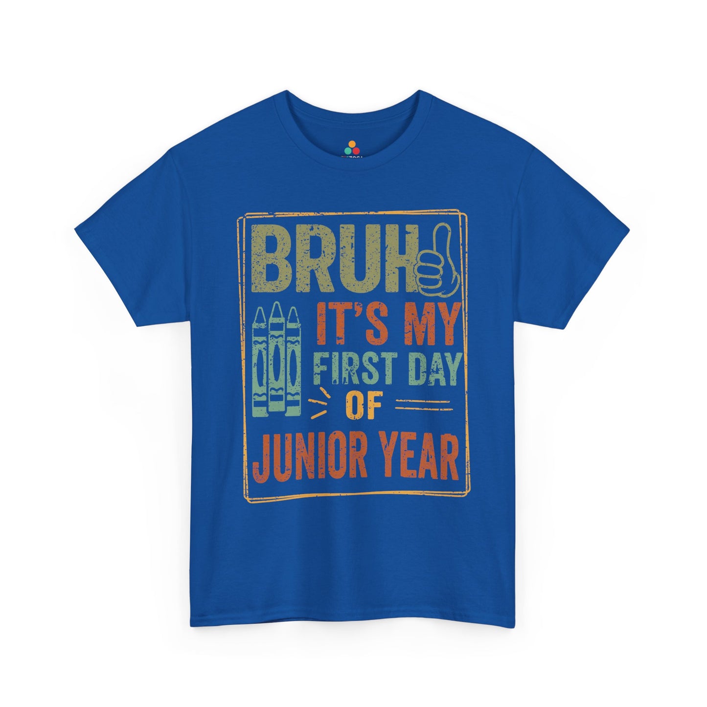 Bruh It’s My First Day of Junior Year Back-to-School Unisex T-shirt | TEEZOCA 