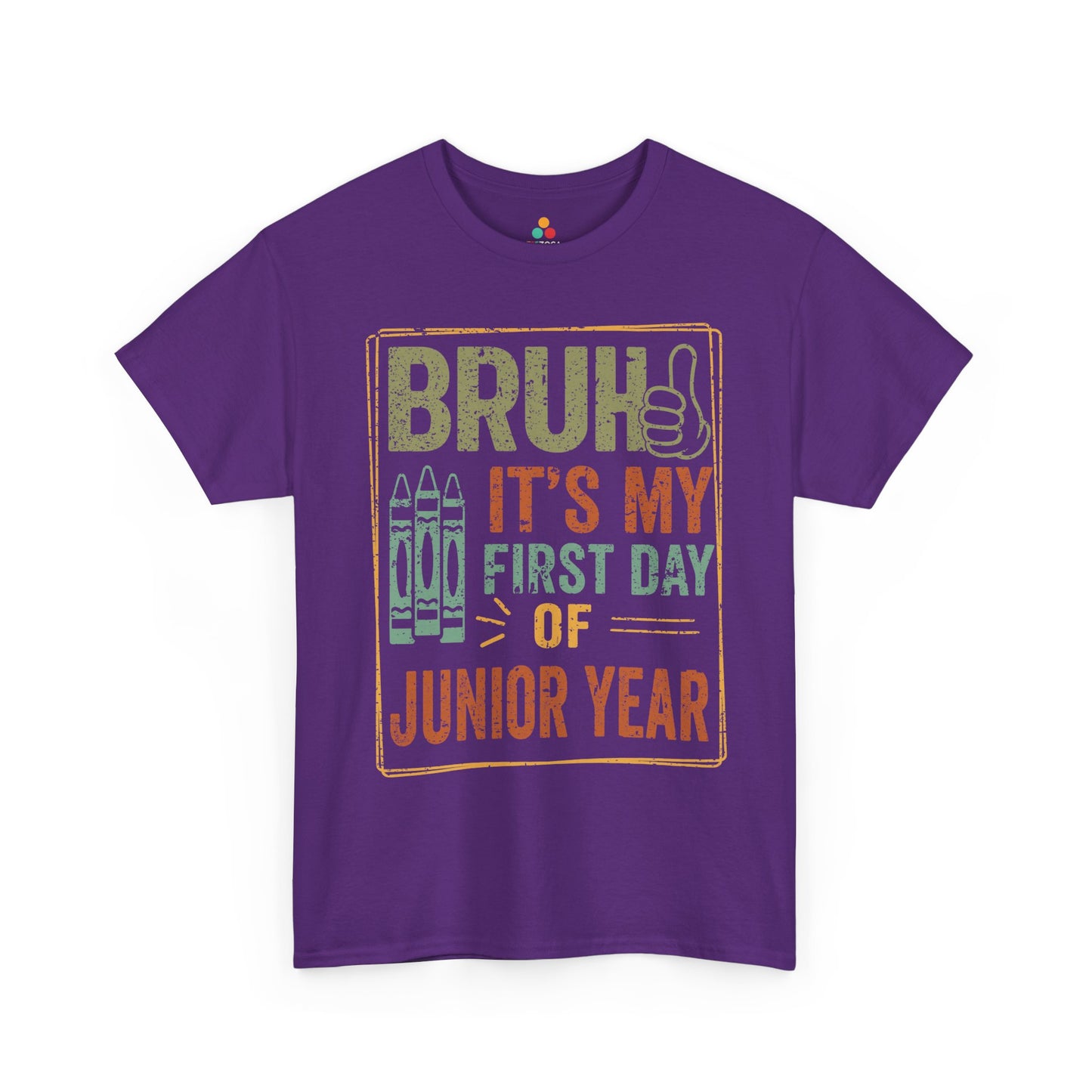 Bruh It’s My First Day of Junior Year Back-to-School Unisex T-shirt | TEEZOCA 