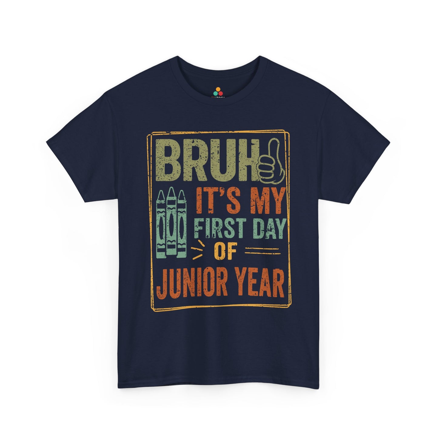 Bruh It’s My First Day of Junior Year Back-to-School Unisex T-shirt | TEEZOCA 