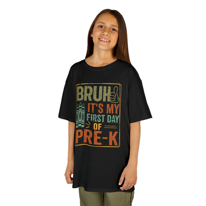 Bruh It’s My First Day of Pre-K Funny Kids T-shirt | TEEZOCA 