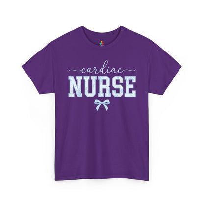 Cardiac Nurse Floral Aesthetic Unisex T-shirt Gift for Nurses | TEEZOCA 