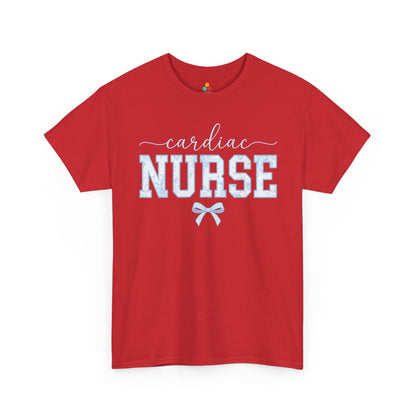 Cardiac Nurse Floral Aesthetic Unisex T-shirt Gift for Nurses | TEEZOCA 