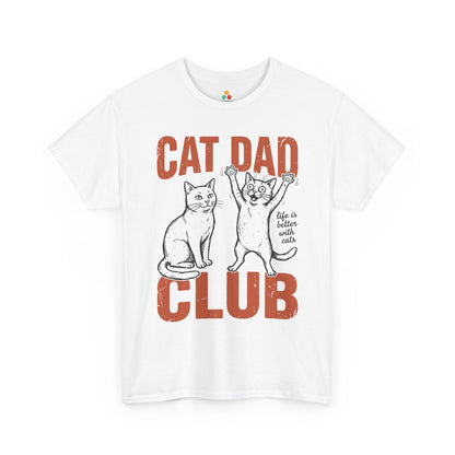 Cat Dad Club Shirt Funny Cat Lover Unisex T-shirt Gift Idea | TEEZOCA 