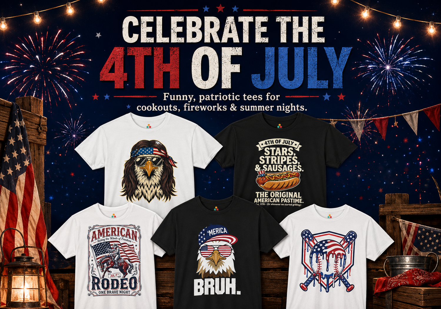 Celebrate the 4th of July - TEEZOCA